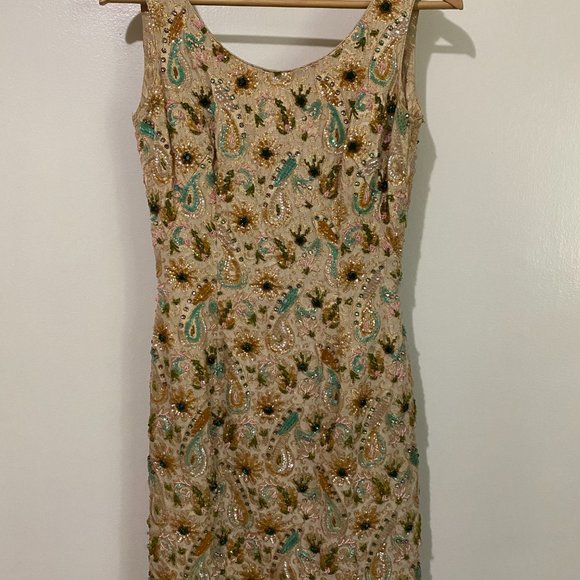 1960's Vintage Cocktail Dress - Picture 2 of 8